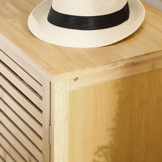 HOMCOM Κινητό Σχάρα Παπουτσιών με 8 Ράφια σε 3 Επίπεδα με Χερούλια,...