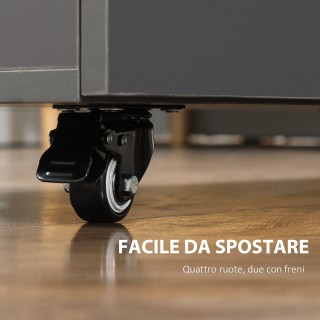 HOMCOM Πτυσσόμενο τραπέζι εξοικονόμησης χώρου για 4 άτομα Max με 4 ... HOMCOM Πτυσσόμενο τραπέζι εξοικονόμησης χώρου για 4 άτομα Max με 4 ...