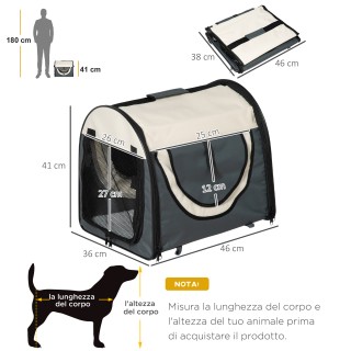 PawHut Oxford Πτυσσόμενη θήκη για κατοικίδια με αφαιρούμενο μαξιλάρ... PawHut Oxford Πτυσσόμενη θήκη για κατοικίδια με αφαιρούμενο μαξιλάρ...