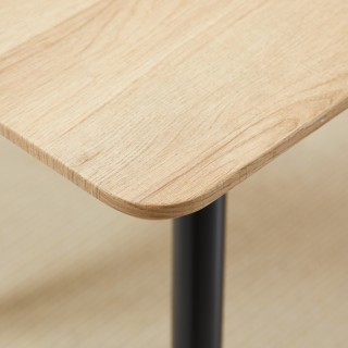 Τραπεζάκι κουζίνας HOMCOM 4 ατόμων σε MDF και ατσάλι, 140x80x76cm, ... Τραπεζάκι κουζίνας HOMCOM 4 ατόμων σε MDF και ατσάλι, 140x80x76cm, ...