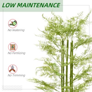 Τεχνητό φυτό Outsunny σε γλάστρα 155 εκ., Ψεύτικο πλαστικό φυτό για... Τεχνητό φυτό Outsunny σε γλάστρα 155 εκ., Ψεύτικο πλαστικό φυτό για...