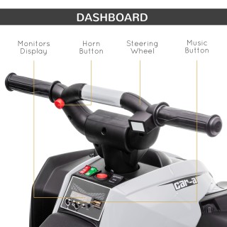 HOMCOM Quad για παιδιά 3-5 ετών Ηλεκτρικό 12V, 2 ταχυτήτων, φαρδιοί... HOMCOM Quad για παιδιά 3-5 ετών Ηλεκτρικό 12V, 2 ταχυτήτων, φαρδιοί...