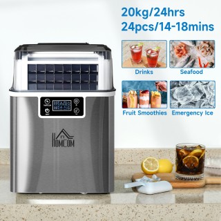 Αυτοκαθαριζόμενη Παγομηχανή 3.2 Lt 20 Kg HOMCOM 800-139 Αυτοκαθαριζόμενη Παγομηχανή 3.2 Lt 20 Kg HOMCOM 800-139