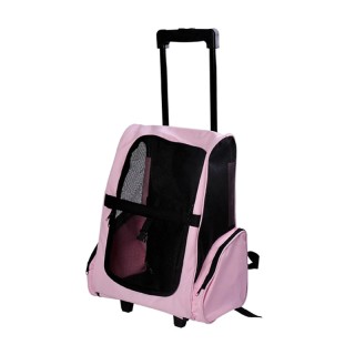 Σακίδιο Πλάτης - Τρόλεϊ για Μεταφορά Κατοικίδιων Χρώματος Ροζ PawHu... Σακίδιο Πλάτης - Τρόλεϊ για Μεταφορά Κατοικίδιων Χρώματος Ροζ PawHu...