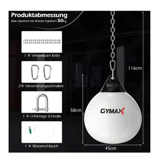 Σάκος Μποξ Νερού 45 x 58 cm Costway SP37882WH Σάκος Μποξ Νερού 45 x 58 cm Costway SP37882WH