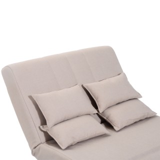 Homcom Καναπές-Κρεβάτι 2 για 1 ½ Τετράγωνο από ατσάλι και ύφασμα με...