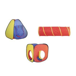 Σετ 2 Pop Up Παιδικές Σκηνές με Τούνελ Bakaji 8054143007916