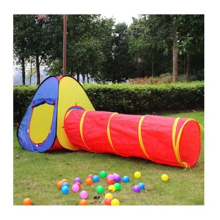 Σετ 2 Pop Up Παιδικές Σκηνές με Τούνελ Bakaji 8054143007916 Σετ 2 Pop Up Παιδικές Σκηνές με Τούνελ Bakaji 8054143007916