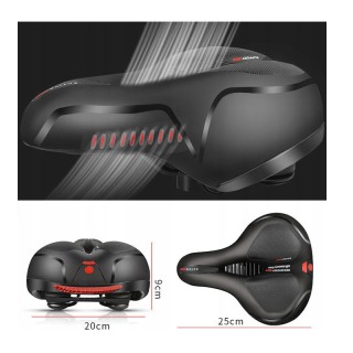 Σέλα Ποδηλάτου με Εύκαμπτο Αφρό και Ανακλαστήρα 205 mm Verk Group 5...