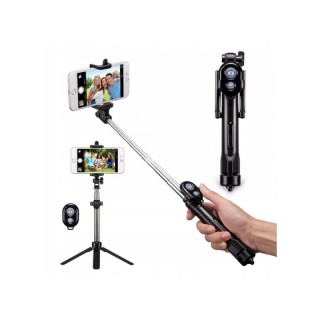Selfie Stick με Bluetooth και Τηλεχειριστήριο SPM Monopod-Black Selfie Stick με Bluetooth και Τηλεχειριστήριο SPM Monopod-Black