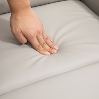 HOMCOM Ανακλινόμενη πολυθρόνα χαλάρωσης με επένδυση για κάθισμα και...