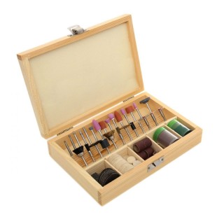 Σετ Αξεσουάρ για Mini Λειαντήρα σε Ξύλινη Θήκη 100 τμχ Kraft&Dele K... Σετ Αξεσουάρ για Mini Λειαντήρα σε Ξύλινη Θήκη 100 τμχ Kraft&Dele K...