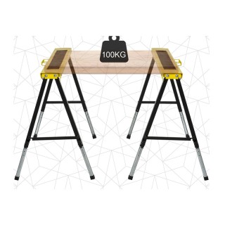 Σετ Αναδιπλούμενα Καβαλέτα Εργασίας 2 τμχ DURHAND B40-026