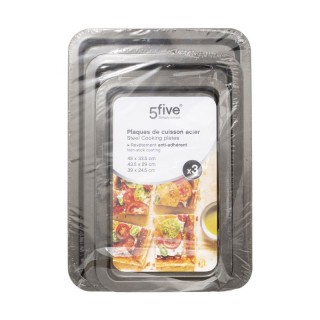 Σετ Αντικολλητικά Ορθογώνια Ταψιά 33.6 x 48 cm 3 τμχ 5Five Simply S... Σετ Αντικολλητικά Ορθογώνια Ταψιά 33.6 x 48 cm 3 τμχ 5Five Simply S...