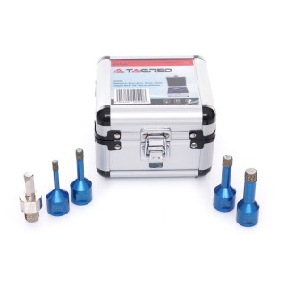 Σετ Διαμαντοτρύπανα Ξηρού Τρυπήματος 5 τμχ σε Βαλιτσάκι TAGRED TA4088