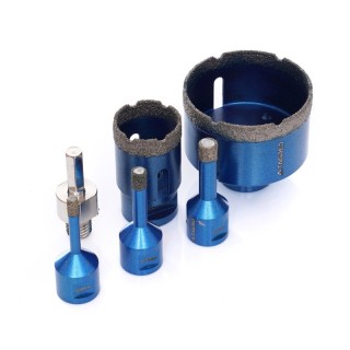 Σετ Διαμαντοτρύπανα Ξηρού Τρυπήματος 6 τμχ σε Βαλιτσάκι TAGRED TA4085