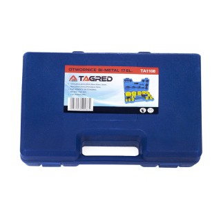 Σετ Διμεταλλικά Ποτηροτρύπανα 17 τμχ σε Βαλιτσάκι TAGRED TA1108 Σετ Διμεταλλικά Ποτηροτρύπανα 17 τμχ σε Βαλιτσάκι TAGRED TA1108