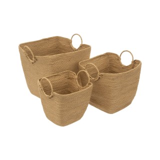 Σετ Ψάθινα Καλάθια Αποθήκευσης 34 x 34 x 34 cm 3 τμχ 5Five Simply S... Σετ Ψάθινα Καλάθια Αποθήκευσης 34 x 34 x 34 cm 3 τμχ 5Five Simply S...