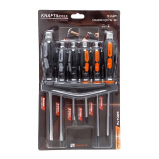 Σετ Κατσαβίδια 6 τμχ Kraft&Dele KD-10898 Σετ Κατσαβίδια 6 τμχ Kraft&Dele KD-10898
