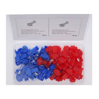 Σετ Κλέμες Ταχείας Σύνδεσης Καλωδίων σε Κασετίνα 50 τμχ TAGRED TA4164 Σετ Κλέμες Ταχείας Σύνδεσης Καλωδίων σε Κασετίνα 50 τμχ TAGRED TA4164