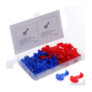 Σετ Κλέμες Ταχείας Σύνδεσης Καλωδίων σε Κασετίνα 50 τμχ TAGRED TA4164 Σετ Κλέμες Ταχείας Σύνδεσης Καλωδίων σε Κασετίνα 50 τμχ TAGRED TA4164