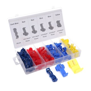Σετ Κλέμες Ταχείας Σύνδεσης Καλωδίων σε Κασετίνα 65 τμχ TAGRED TA4166 Σετ Κλέμες Ταχείας Σύνδεσης Καλωδίων σε Κασετίνα 65 τμχ TAGRED TA4166