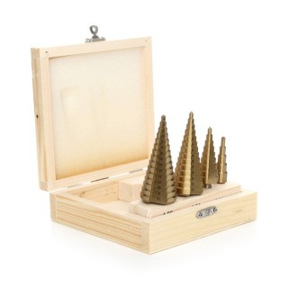 Σετ Κωνικά Τρυπάνια με Επίστρωση Τιτανίου HSS 4 τμχ TAGRED TA4037 Σετ Κωνικά Τρυπάνια με Επίστρωση Τιτανίου HSS 4 τμχ TAGRED TA4037