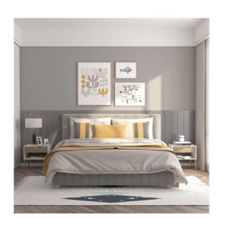 Σετ Ξύλινα Κομοδίνα με 1 Συρτάρι και 1 Ράφι 50 x 39 x 51 cm 2 τμχ H... Σετ Ξύλινα Κομοδίνα με 1 Συρτάρι και 1 Ράφι 50 x 39 x 51 cm 2 τμχ H...