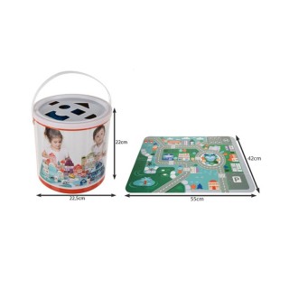 Σετ Ξύλινα Τουβλάκια City 100 τμχ Kruzzel 19159 Σετ Ξύλινα Τουβλάκια City 100 τμχ Kruzzel 19159