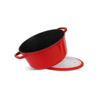 Σετ Μαγειρικών Σκευών με Αντικολλητική Κεραμική Μαρμάρινη Επίστρωση...