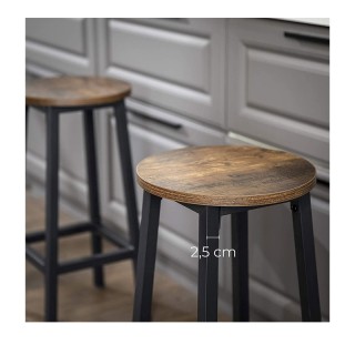 Σετ Μεταλλικά Σκαμπό Bar 32 x 32 x 65 cm 2 τμχ VASAGLE LBC32X Σετ Μεταλλικά Σκαμπό Bar 32 x 32 x 65 cm 2 τμχ VASAGLE LBC32X