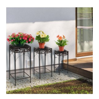 Σετ Μεταλλικές Ανθοστήλες 30 x 30 x 70 cm 3 τμχ Outsunny 845-035 Σετ Μεταλλικές Ανθοστήλες 30 x 30 x 70 cm 3 τμχ Outsunny 845-035