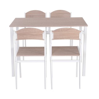 Σετ Μεταλλικό Ορθογώνιο Τραπέζι 105 x 65 x 82 cm με 4 Καρέκλες HOMC... Σετ Μεταλλικό Ορθογώνιο Τραπέζι 105 x 65 x 82 cm με 4 Καρέκλες HOMC...