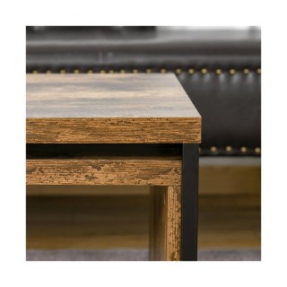 Σετ Μεταλλικό Τραπέζι Σαλονιού με 1 Βοηθητικό Τραπεζάκι 90 x 48 x 4... Σετ Μεταλλικό Τραπέζι Σαλονιού με 1 Βοηθητικό Τραπεζάκι 90 x 48 x 4...