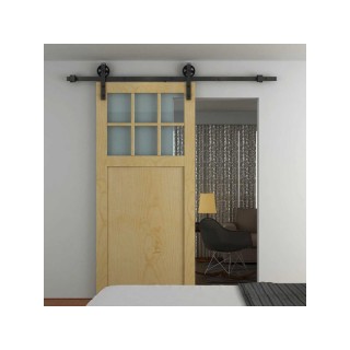 Σετ Μηχανισμού για Συρόμενες Ξύλινες Πόρτες 1.83 m HOMCOM B81-003 Σετ Μηχανισμού για Συρόμενες Ξύλινες Πόρτες 1.83 m HOMCOM B81-003