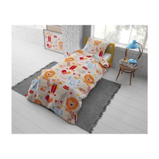 Σετ Μονή Παιδική Βαμβακερή Παπλωματοθήκη με Μαξιλαροθήκη 140 x 200 ...