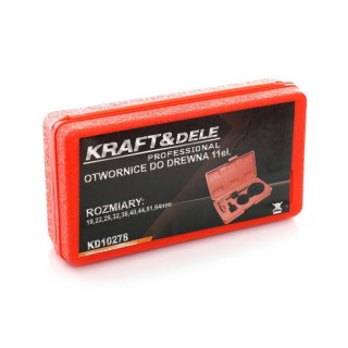 Σετ Ποτηροτρύπανα Ξύλου και Κεντραδόρος 11 τμχ Kraft&Dele KD-10278 Σετ Ποτηροτρύπανα Ξύλου και Κεντραδόρος 11 τμχ Kraft&Dele KD-10278