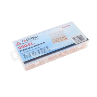 Σετ Ροδέλες Χαλκού 220 τμχ TAGRED TA1400 Σετ Ροδέλες Χαλκού 220 τμχ TAGRED TA1400