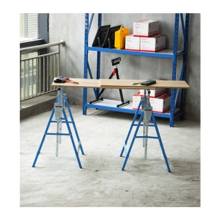 Σετ Τηλεσκοπικά Καβαλέτα Εργασίας 2 τμχ Χρώματος Μπλε HOMCOM B40-015BU Σετ Τηλεσκοπικά Καβαλέτα Εργασίας 2 τμχ Χρώματος Μπλε HOMCOM B40-015BU