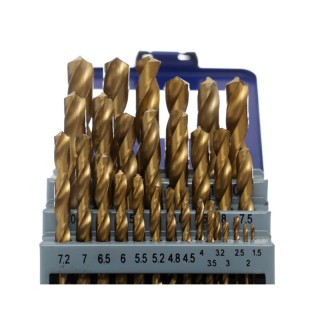 Σετ Τρυπάνια Τιτανίου HSS 1.5 - 12.7 mm 29 τμχ TAGRED TA1036 Σετ Τρυπάνια Τιτανίου HSS 1.5 - 12.7 mm 29 τμχ TAGRED TA1036