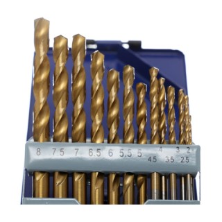 Σετ Τρυπάνια Τιτανίου HSS 2 - 8 mm 13 τμχ TAGRED TA1034