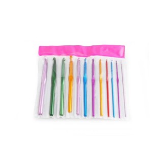 Σετ Βελονάκια Πλεξίματος από Αλουμίνιο 12 Τμχ SPM 0544