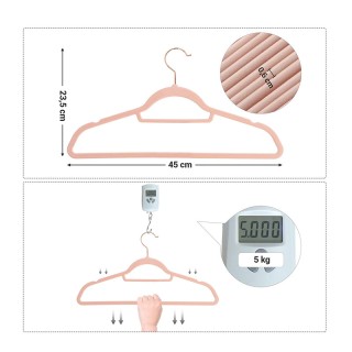 Σετ Βελούδινες Κρεμάστρες Ρούχων 50 τμχ Songmics CRF21PK50 Σετ Βελούδινες Κρεμάστρες Ρούχων 50 τμχ Songmics CRF21PK50