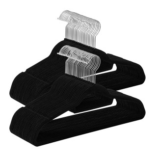 Σετ Βελούδινες Κρεμάστρες Ρούχων 50 τμχ Songmics CRF50B Σετ Βελούδινες Κρεμάστρες Ρούχων 50 τμχ Songmics CRF50B