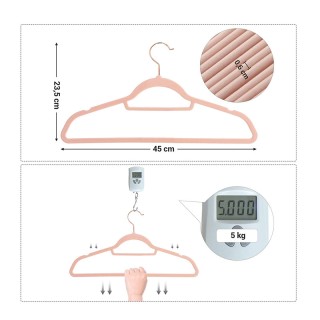 Σετ Βελούδινες Κρεμάστρες Ρούχων 30 τμχ Songmics CRF21PK30 Σετ Βελούδινες Κρεμάστρες Ρούχων 30 τμχ Songmics CRF21PK30