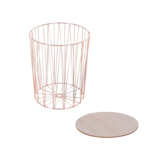 Σετ Βοηθητικά Μεταλλικά Τραπέζια 40.7 x 49.5 cm Χρώματος Ροζ - Χρυσ... Σετ Βοηθητικά Μεταλλικά Τραπέζια 40.7 x 49.5 cm Χρώματος Ροζ - Χρυσ...