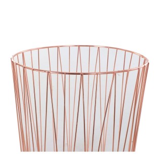 Σετ Βοηθητικά Μεταλλικά Τραπέζια 40.7 x 49.5 cm Χρώματος Ροζ - Χρυσ...