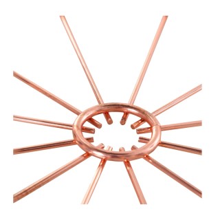 Σετ Βοηθητικά Μεταλλικά Τραπέζια 40.7 x 49.5 cm Χρώματος Ροζ - Χρυσ...