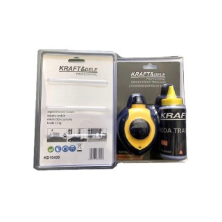 Σετ Χάραξης με Κιμωλία 30 m Kraft&Dele KD-10430 Σετ Χάραξης με Κιμωλία 30 m Kraft&Dele KD-10430