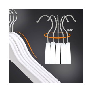 Σετ Ξύλινες Κρεμάστρες Ρούχων 20 τμχ Songmics CRW03W-20 Σετ Ξύλινες Κρεμάστρες Ρούχων 20 τμχ Songmics CRW03W-20